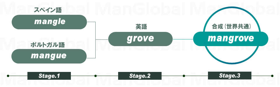 語源の構成図